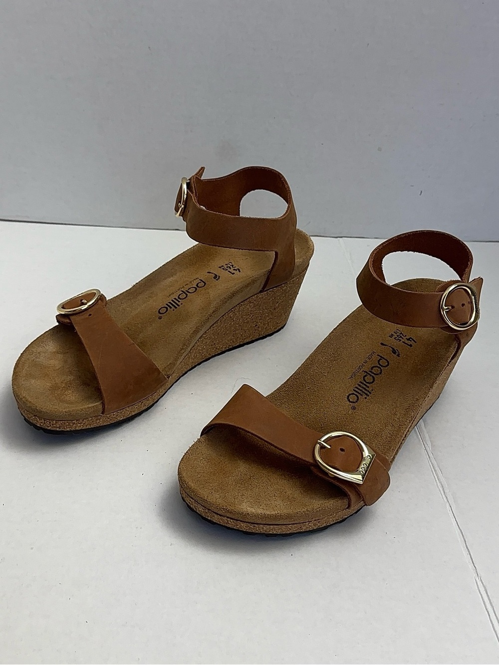Birkenstock Papillio Soley Ring Buckle Wedge Sandals US 10-10.5 EU 41